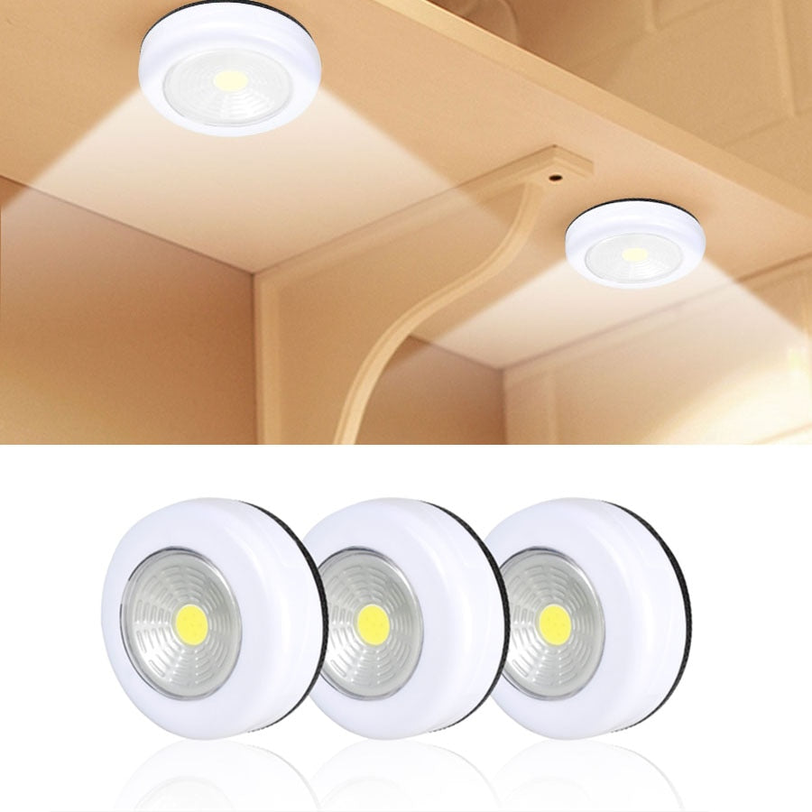 COB LED Under Cabinet Light With Adhesive Sticker